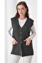 Women's Mother Plus Size Corded Fabric Wool Knitwear Vest - 2