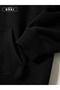 Masked Ninja Black Unisex Sweatshirt Cardigan 3 Yarn Thick Pola - 7