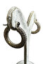 - Irem 3914 Zircon Stone Waterway Model Steel Hoop Earrings