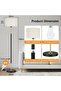 Modern Floor Lamp with Remote & App Control, Dimmable, 3000K-6500K (Black & Gold) - 7