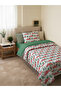 Gray Winter Forest Animals Cotton Polycotton Double-Sided Children's Duvet Cover Set - 5