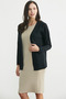 Hair Braided Comfortable Fit Knitwear Cardigan - Black - 4