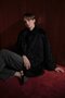 Fringed Faux Fur Coat Black - 3