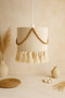 Püsküllü Bej Sarkıt Avize - 2