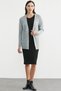 Hair Braided Comfortable Fit Knitwear Cardigan - Gray - 2