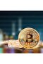 Bitcoin Commemorative Coin 24K Gold Plated BTC Limited Edition Collectible Coin With Protective Case - 4