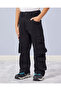 Boys Black Utility Pockets Jeans