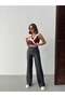 Black Faux Leather Pants with Elastic Waist Misspnt2411 - 7