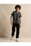 Senior Boys Black Solid Cargo Joggers - 2