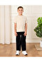 Boys Black Side Cargo Pocket Straight Fit Jeans - 2