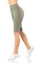 Shaping / Sculpting Laptop Sports Suit |   High Waist & Padded Crop Green - 5