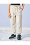 Boys Cream Plain Jogger Jeans