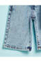 Infant Girls Blue Belted Jeans - 3