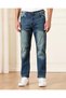 Men Blue Straight Fit Denim Jeans