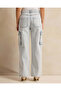 Women Blue Cargo Jeans - 3