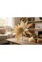 Christmas Ornament Artificial Glitter Daisy Poinsettia Gold 60 cm Large Size Poinsettia Hpy26082 - 9