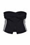 Women's Navy Blue Strapless Blouse Blouse 24K23295-Navy Blue - 2