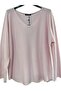 V-Neck Long Sleeve Soft Italian Sweater