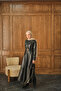 Women's Fleece-Lined Leather Dress Black