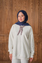 Women's Scarf Double Set White - 6