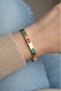 Steel Thin Evil Eye Women's Handcuff Bracelet – 18 cm Handcuff Bracelet |   Non-Tarnish Women's Jewelry - 7