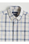 Regular Fit Long Sleeve Plaid Men's Shirt - 2