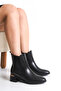 Bette Women's Short Heeled Shiny Boots A006-K9782 - 6