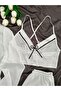 Timeless White Satin Shorts and Robe 3-Piece Premium Bridal Set (Boxed) - 2