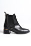Bette Women's Short Heeled Shiny Boots A006-K9782 - 5