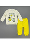 Baby Boy Safari Printed Top and Bottom Two-Piece Casual Set - 3