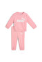 Jogger Set Essentials Crew Fl Baby Black Crew Neck Tracksuit Set