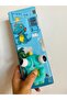 Kawaii Dinosaur Squishy Growing Eye Toy Pencil Case with Sharpener Pen Holder Gift - 2