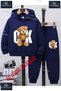 Children's Unisex Special Printed Hooded Tracksuit Set with the Slogan "Bear with White Arrows".