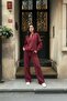 Women's Zippered Oversize Tracksuit Set Bottom-Top Set - 2