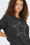 Onlrenata Wool Blend Regular Fit Star Pattern Sweater Sweater 15353062 - 6