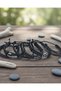 6 Pieces Leather Bracelet Sailor Combination Anchor Rudder Hook Figured Genuine Leather Bracelet Gift Bracelet - 3