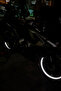 17 Inch Compatible Reflective White Half Rim Stripe Sticker for Motorcycle Wheel Rim (4 Pieces) - 3