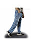 Mens Baggy Fit 6 Pocket Denim Cargo Pants - 2