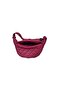 Genuine Leather Handmade Unisex Diamond Patterned Wide Waist and Chest Freebag Bag - 8