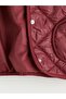 Lcw Kids Burgundy Quilted Patterned Girl's Jacket - 2