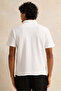 Men White Solid Polo Shirt - 3