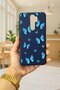 Oppo Reno 2Z Compatible Blue Butterfly Patterned Silicone Shock-Absorbing Classic Protective Rubber Case - 2
