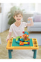 Multifunctional building block table, puzzle game table, includes 1 chair (63 building blocks)
