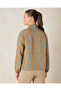 Women Mustard Printed Button Down Blouse - 3