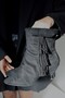 Posh Pointed Toe Kitten Heel Tassel Detailed Women's Boots Bootie - 6