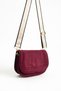 Dai̇sy Model Suede Burgundy Women's Hand and Shoulder Bag - 3