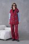 Women's Sleeves Denim Front Beaded Wide Fit Knitwear Cardigan and Pants Bottom-Top Set