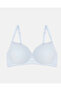 Women Blue And Pink Printed Non Wired Bras (Pack of 2) - 6