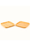 2 Pieces 20 X 20 cm Square Serving Plate, Presentation Dish - 4