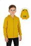 Boy's Cardigan Back Printed 2 Thread Fleece-Lined - 2